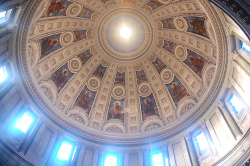 the ceiling of the Marble Church